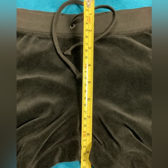 Juicy Couture 90s Velour Flare Pants 34 x 31 Zip Up Hoodie Tracksuit - Picture 9 of 14